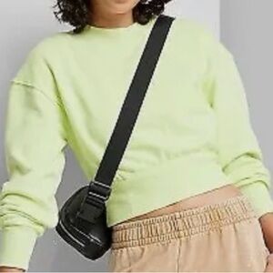 Neon cropped Sweatshirt